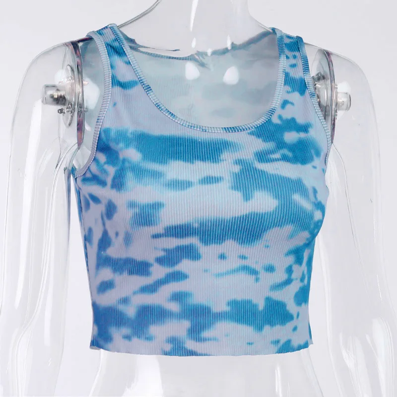 Женский топик без рукавов Модный повседневный облегающий базовая уличная одежда