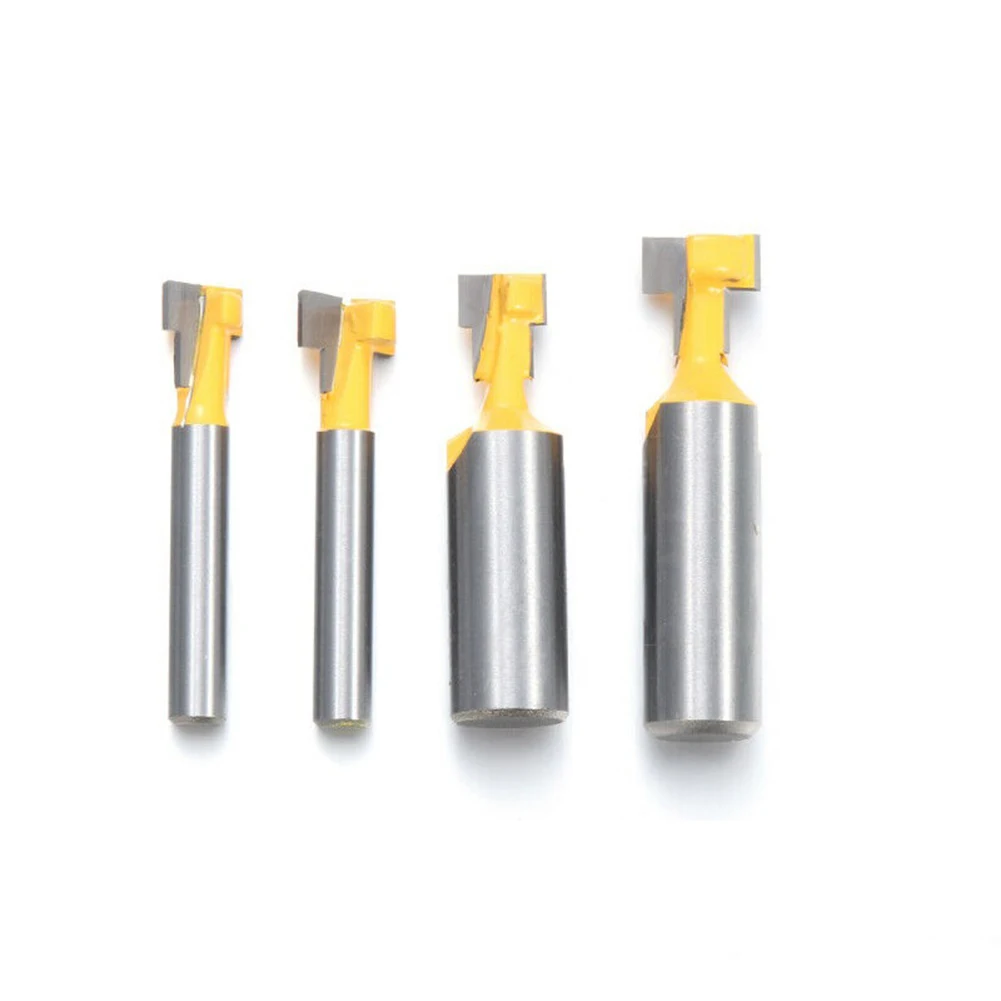 

Screw holes Router Bit T-Slot 1/4" 1/2" Shank Woodworking Engraving Steel Tool