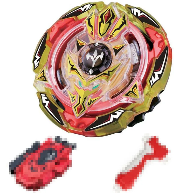 

B-X TOUPIE BURST BEYBLADE SPINNING TOP B-103 Booster Screw Trident.8B.Wd With Grip LR Launcher Left