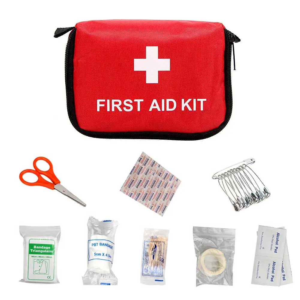 

9pcs Outdoor Emergency Kit Compact Universal Emergency Medical Kit Small First Aid Kit For Office Family Outdoor Travel Grand