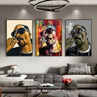 Постеры и принты Snoop Dogg, курение, хип-хоп, рэпер портрет, холст, живопись, картины на стену для декора гостиной
