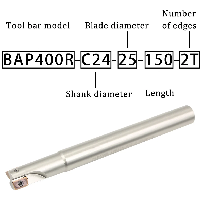 BAP 400R C24-25-150 C24-25-200 C24-25-250 2T фрезерный держатель 24 мм хвостовик высокое качество BAP400R для APMT1604 карбидные режущие пластины для фрезы