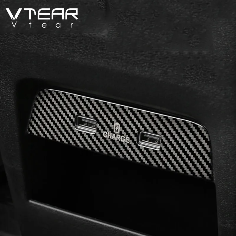 Vtear задний воздушный выход USB зарядное устройство отверстие отделка Крышка