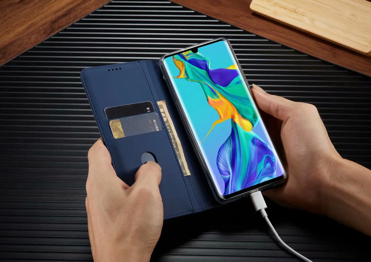Роскошный флип-чехол-бумажник для huawei P30 Pro Lite, мягкий силиконовый чехол с магнитной кожей, чехол для телефона с подставкой для карт Hawei P30Pro P30lite