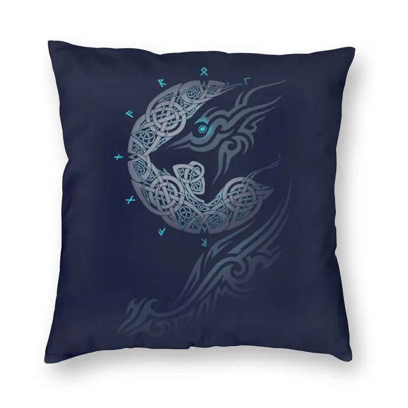 

Модная декоративная квадратная подушка Ragnarok Moon Fenrir Wolf для дивана