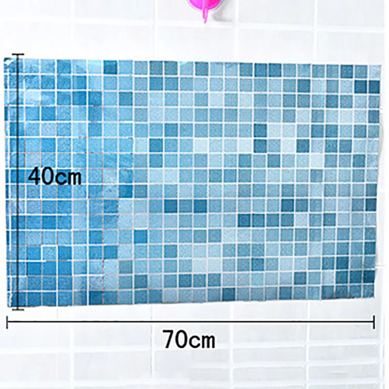 70x40 см Алюминиевая фольга для кухни стикер шкафа водостойкие самоклеящиеся обои