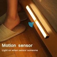 20 14 leds motion sensor light for cabinet kitchen usb rechargeable night lights magnetic closet lamp for bedside wardrobe