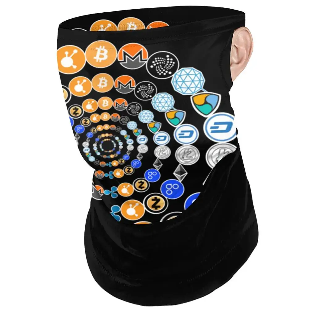 Мужская и женская криптовалюта эфириум Биткоин Litecoin Crypto ETHface маска многоразовая