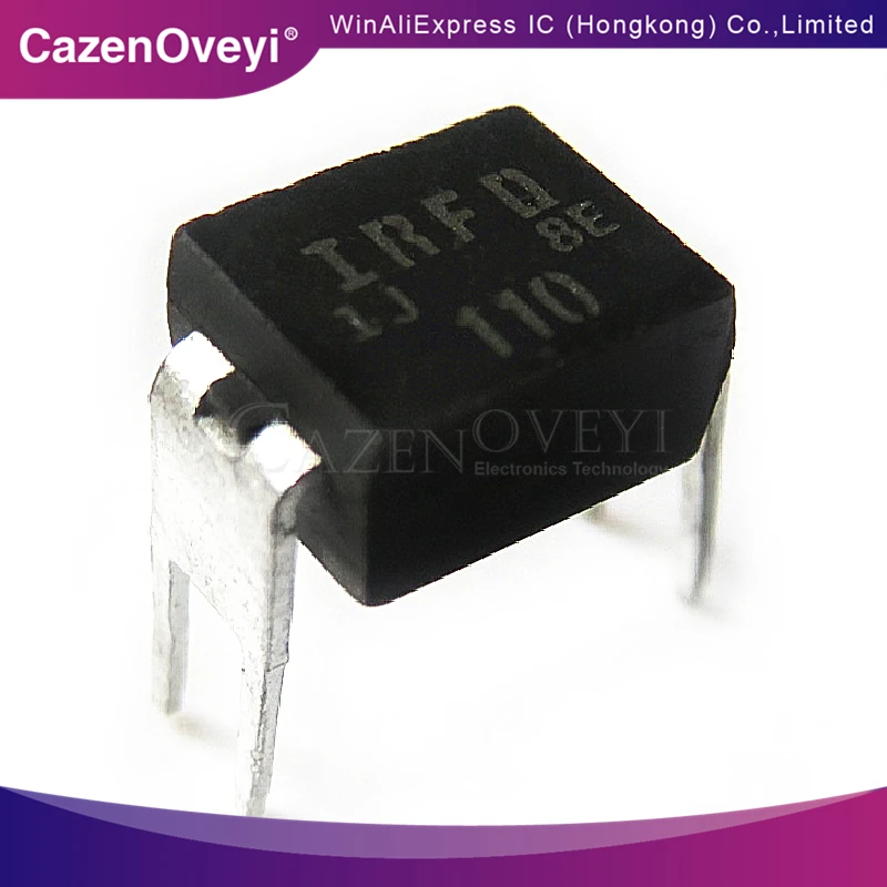 

10pcs/lot IRFD110PBF IRFD110 DIP-4 1A 400V new original In Stock