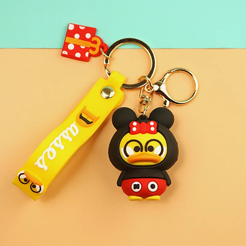 

Fashion Couple Friend Cartoon Gift Cute Hamburg Student Pumpkin Duck Doll Men Women Pendant Bag Mobile Car Key Chain K20020
