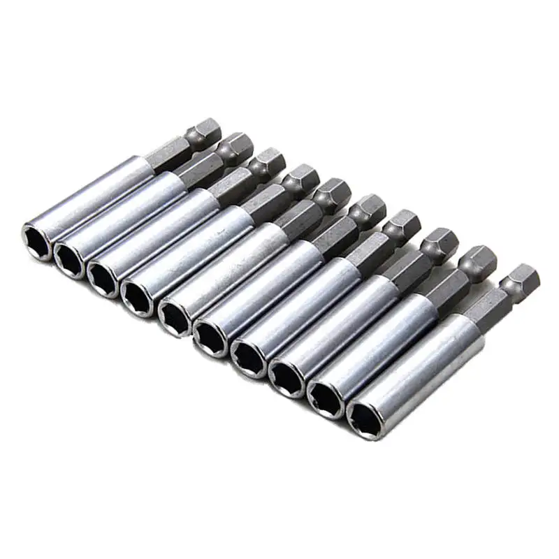 

10x магнитный разъем расширения сверло держатель 1/4 дюйма с шестигранной головкой Мощность отвертка инструменты