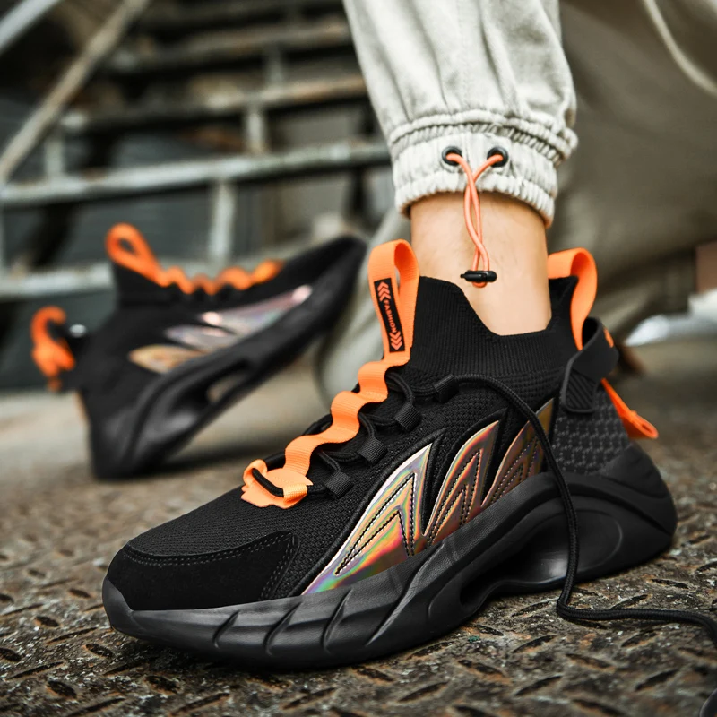 

Удобные мужские кроссовки, повседневная обувь, популярная дышащая обувь для пар, весна-осень 2021