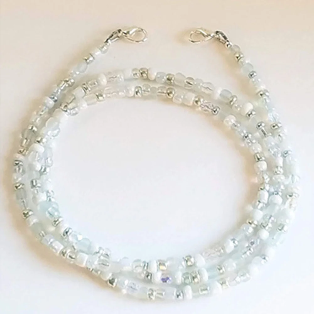 

1pc 70cm Women Beads Chain Face Mask Chain Necklace Strap Non-slip Eyeglass Holder Cord Neck Sunglass Strap Chain