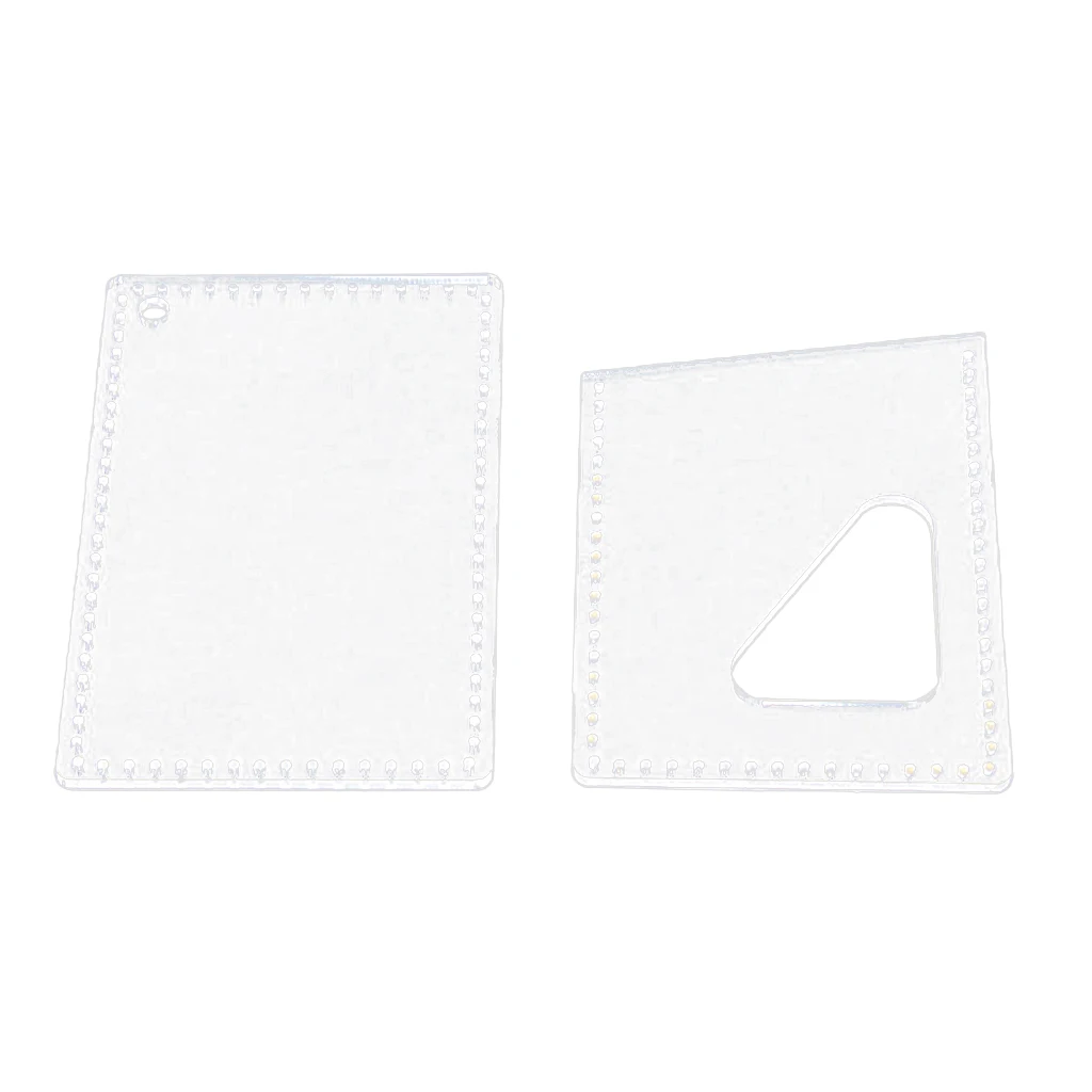 

2 шт. держатель для карт чехол акриловые Leathercraft шаблон карты с рельефным рисунком мешок делая машину