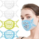 13 шт. 3D маска для взрослых держатель отдельные нос рот Поддержка дыхание помочь внутренняя подушка кронштейн силиконовая маска дышащая Держатели