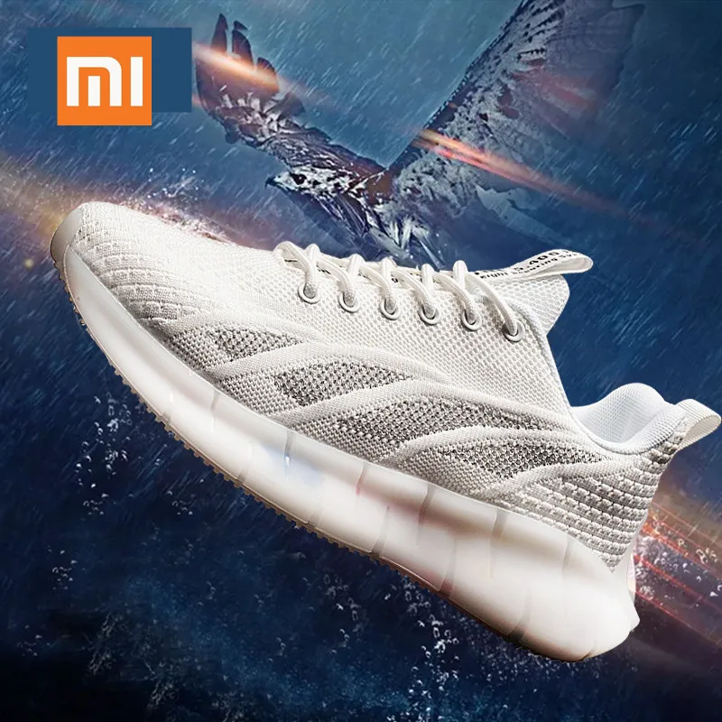 Кроссовки Xiaomi дышащие сетчатые тонкая обувь для бега с эффектом попкорна