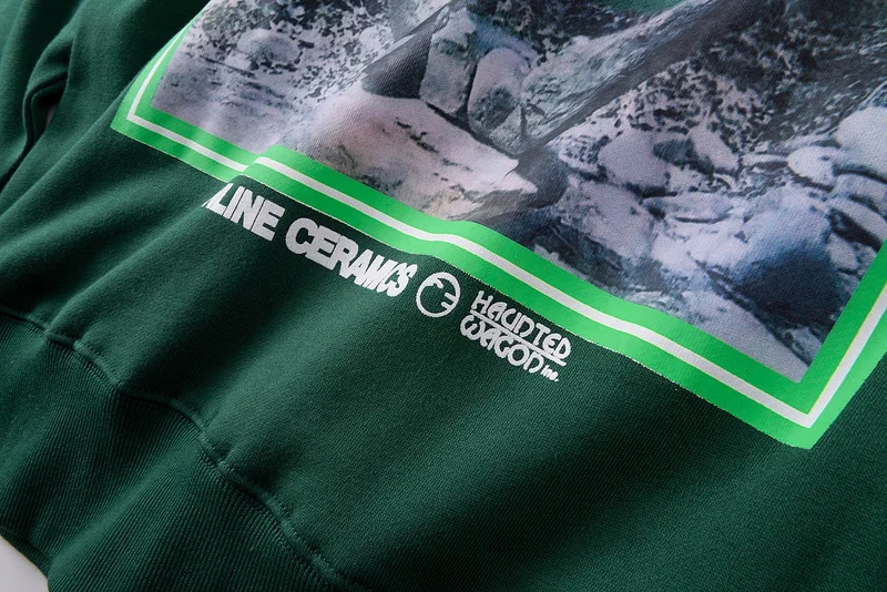 

2021FW Online Ceramics I Took a Walk in the Woods Hoodies Men Women Couple 100%cotton Hoodie Oversized Hip-hop Hooded Sweatshirt