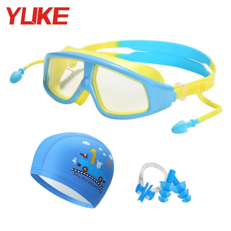 Мультяшные детские плавательные очки профессиональные для бассейна