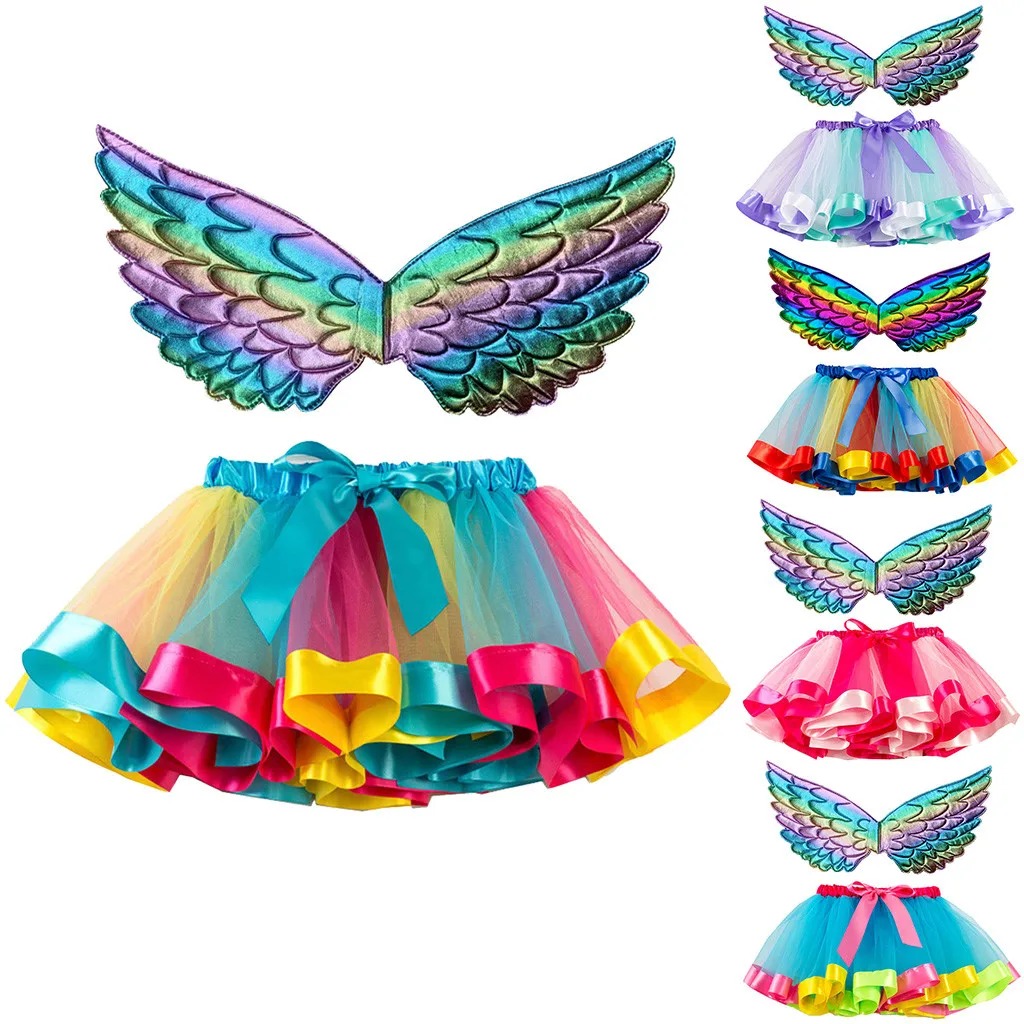 Детская балетная юбка пачка для девочек комплект танцев на Рождество и вечеринку