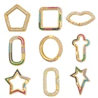 2021 юбки-пачки радужной расцветки с кубическим цирконием пресс застежками 