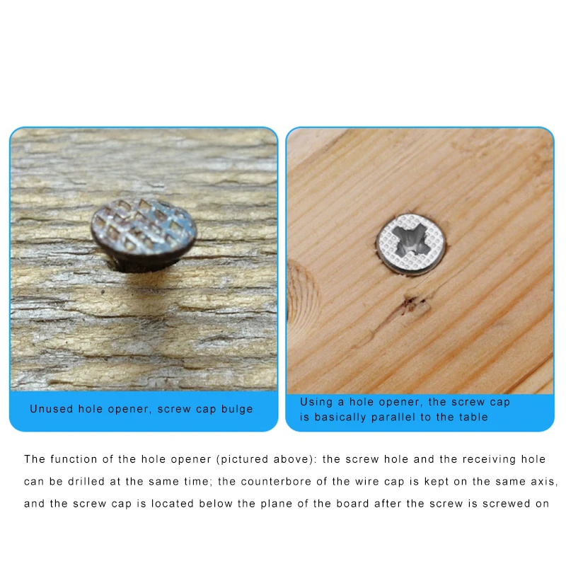 7 шт. сверло для зенковки набор деревянных сверла стопорный воротник