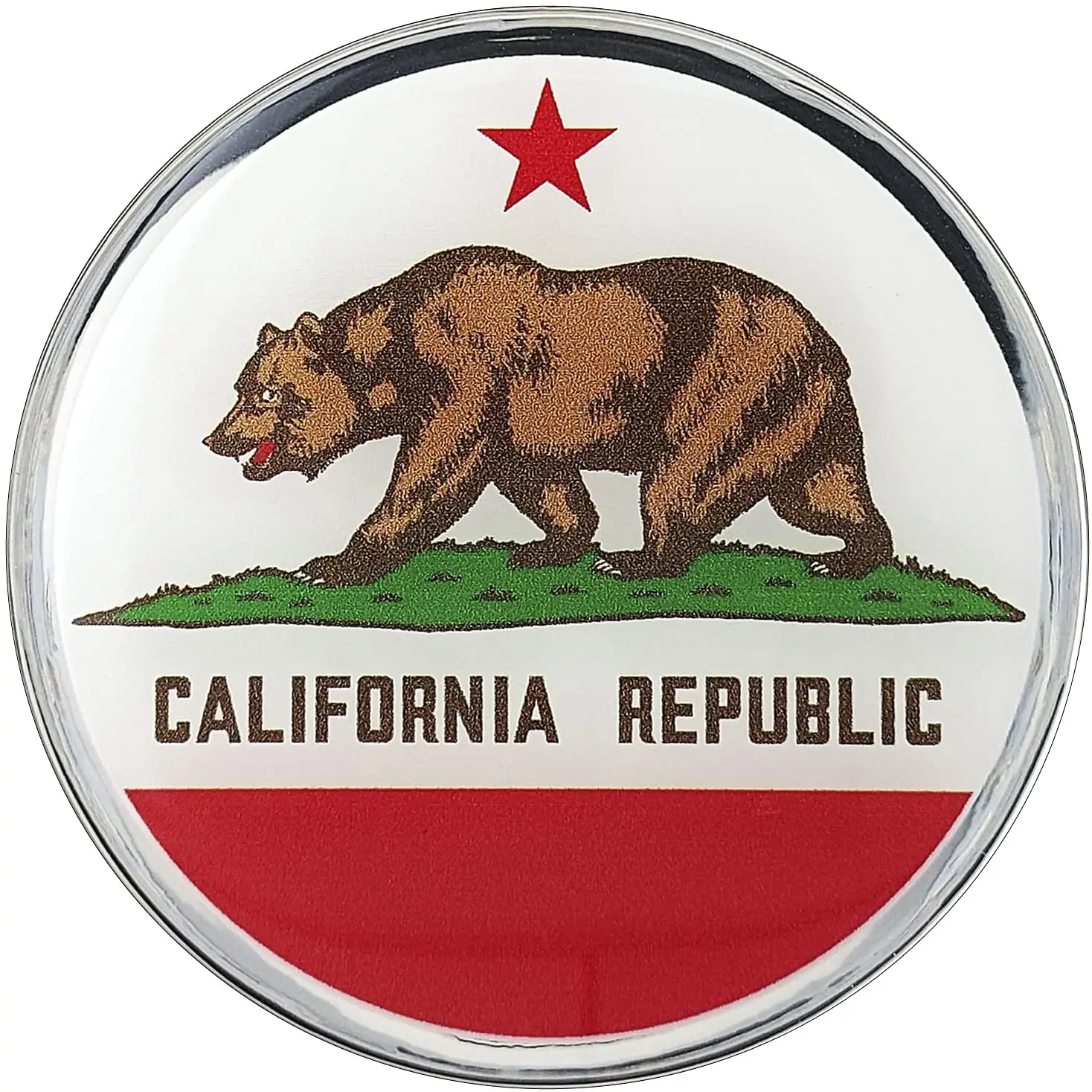 

World and US State California State Flag Car Decal Auto Sticker for Cars Laptops Most Smooth Surfaces Gifts Merchandise Décor