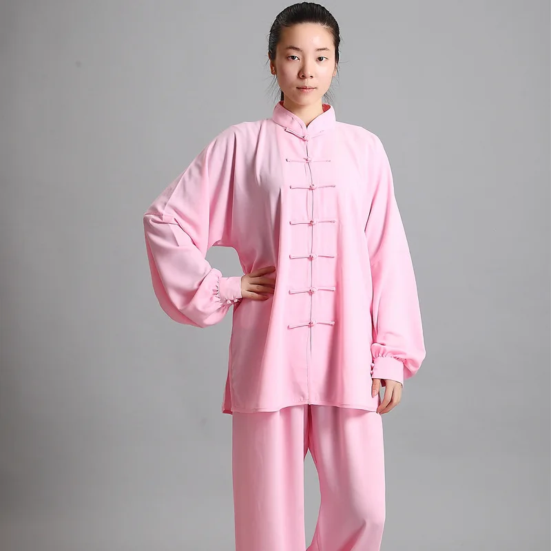 

Unisex Tai Chi Taijiquan Uniforms Wushu Kung Fu Wushu Suits Martial Arts Clothing Costumes Black/pink/blue/red/rose/yellow