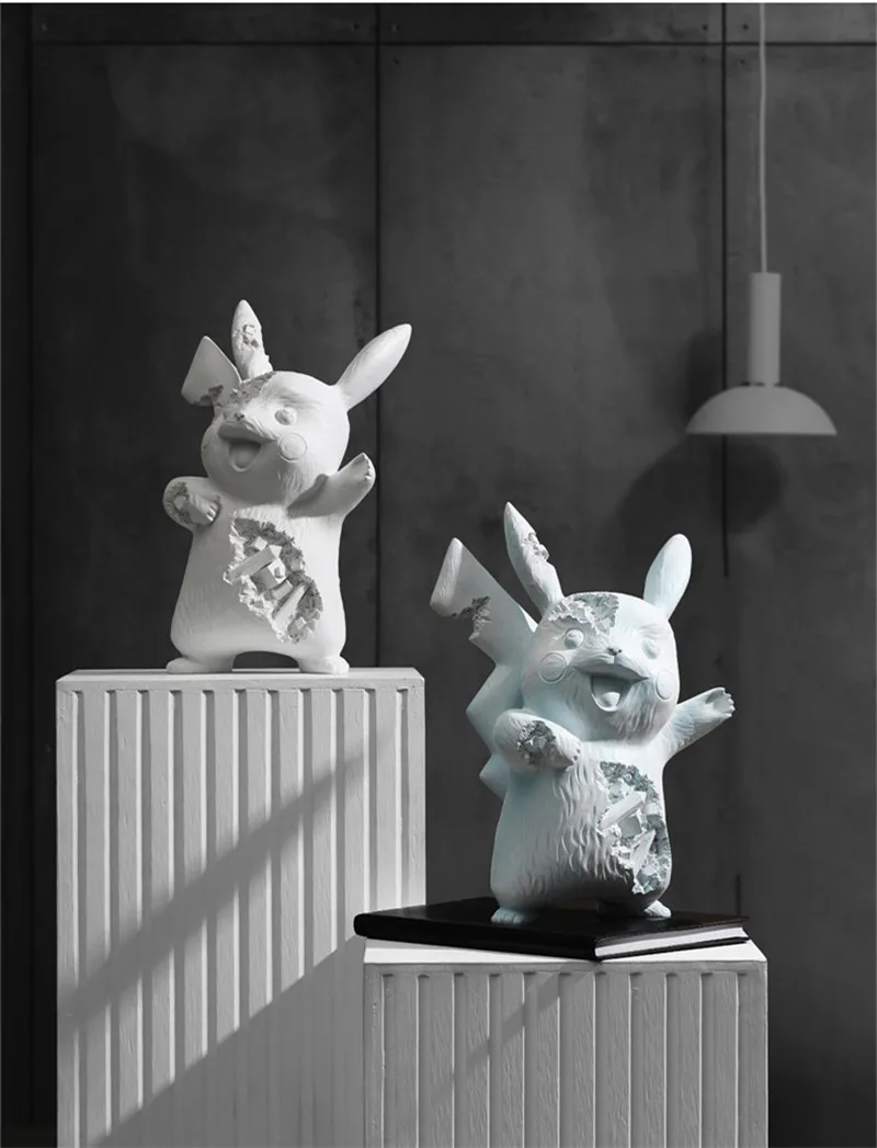 

Nordic Modern Cute Cartoon Character Sculpture Desktop Ornaments Corroded Elf Home Decoration Accessories Crafts Statue Gif MYP8