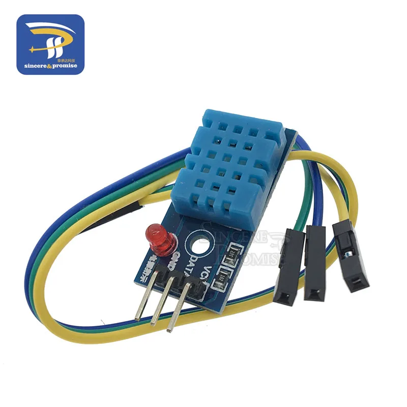 DHT22 AM2302 DHT11/DHT12 AM2320 цифровой датчик температуры и влажности плата модуля для Arduino ультра-низкая мощность Высокая точность 4pin - Цвет: DHT11 Blue