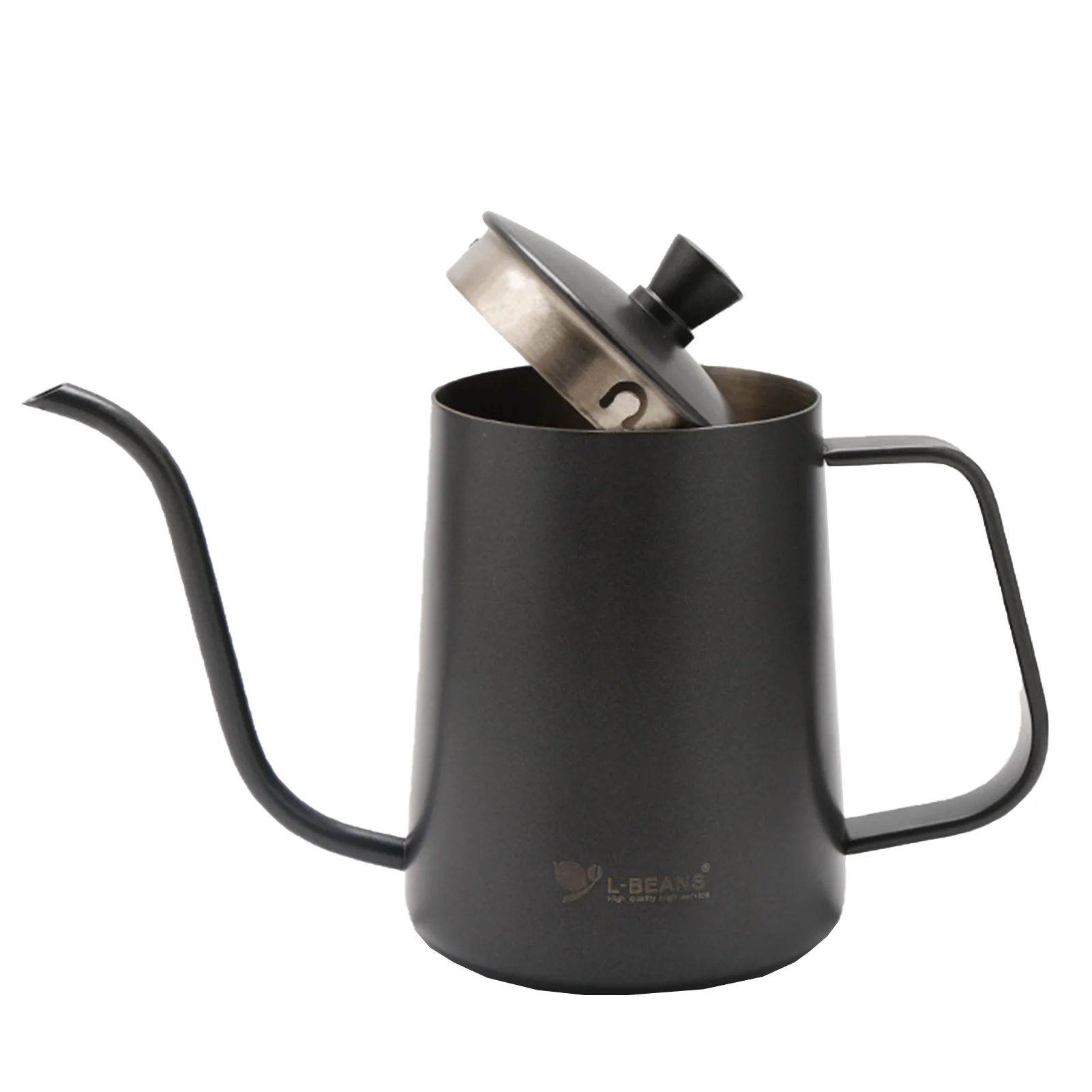 

600ml Coffee Kettle Brew Coffee Kettle Coffee Maker Brewer Coffee Pot Stainless Steel with Handle Birthday Gift for Coffee Lover