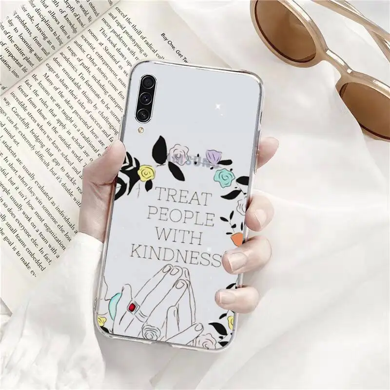 

Harry Styles Kindness Phone Case Transparent for Samsung A71 S9 10 20 HUAWEI p30 40 honor 10i 8x xiaomi note 8 Pro 10t 11 cque