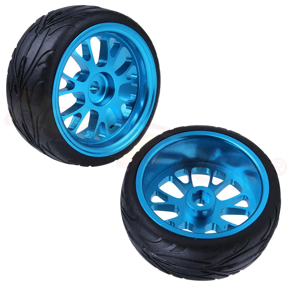 4 шт. 63x26 мм RC алюминиевые колеса и шины для WLtoys A959 A949 A969 A979 A959B A969B A979B 1/18 RC автомобилей запчасти для обновления