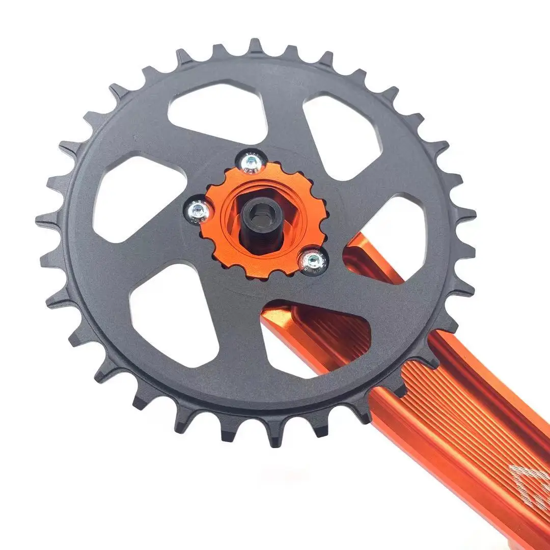 Коленчатый механизм Fovno для горного велосипеда с прямым креплением коленчатый