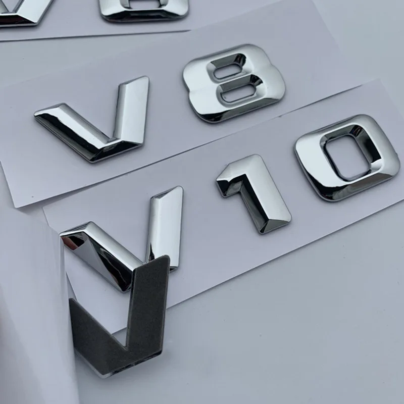 V6 V8 V10 V12 одежда с буквами и цифрами хромированная эмблема логотип для Mercedes Benz C200