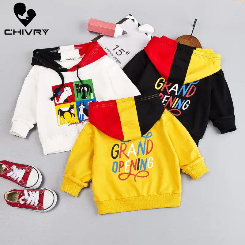 Новинка 2019 толстовка с капюшоном для маленьких мальчиков и девочек детский
