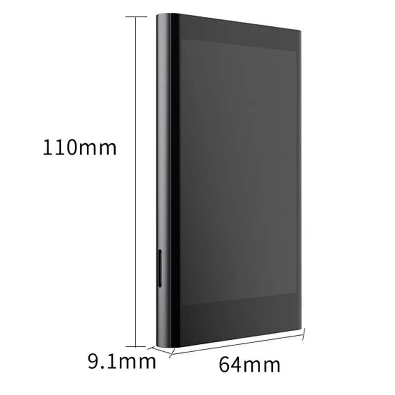 

WiFi MP4 Player with Bluetooth, 4-Inch IPS Press Screen 8GB Lossless MP3 Player, Support APP, Audible Up To 256GB