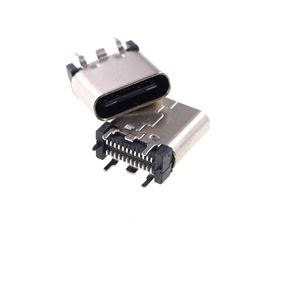 5 шт. коннектор USB 3 1 типа C 24 контакта гнездовой разъем поверхностное крепление