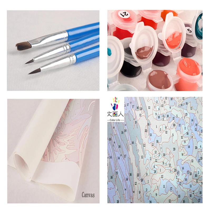 Картина по номерам из серии Алиса в стране чудес ручная роспись цветная масляная