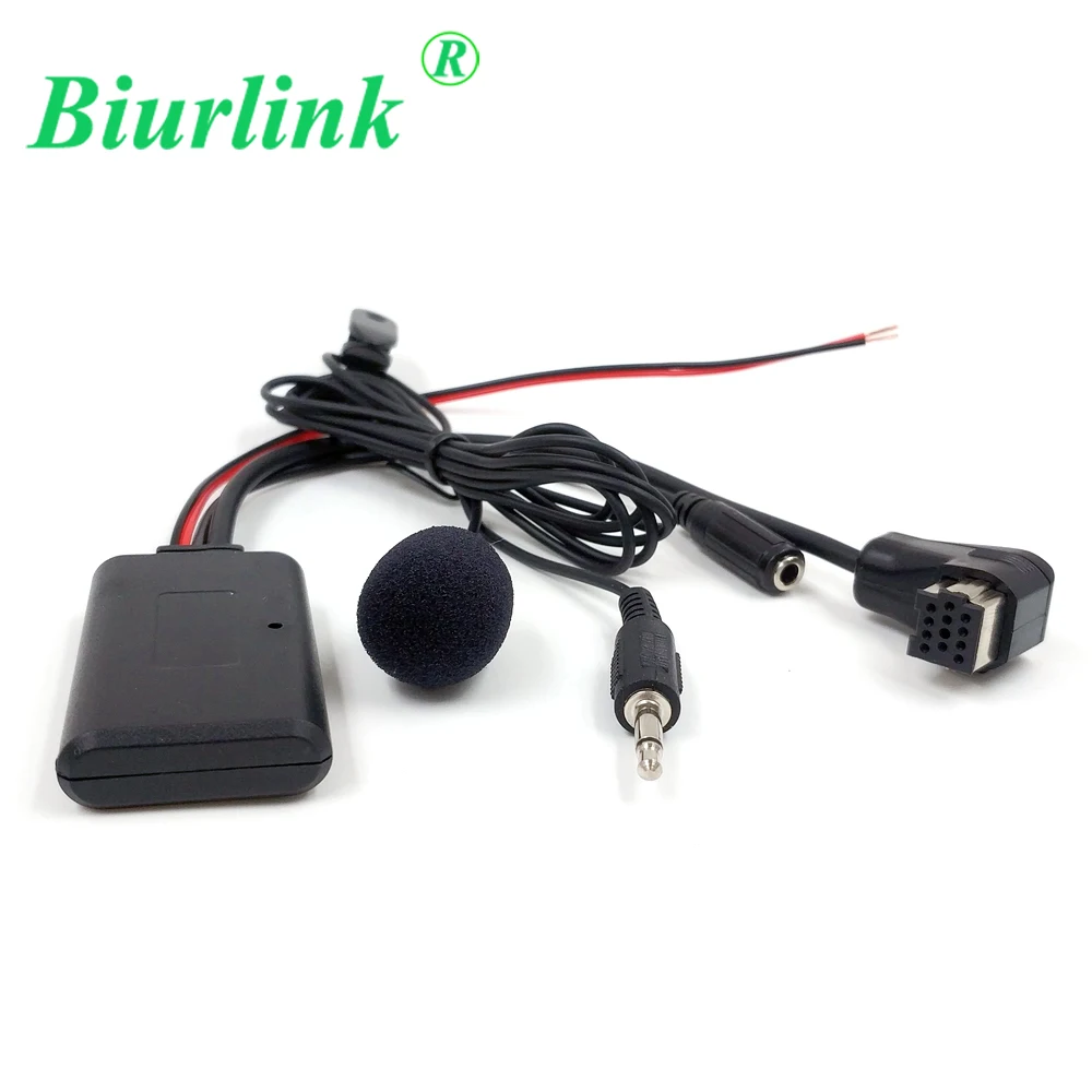 Автомобильный радиоприемник Biurlink Bluetooth 5 0 11Pin разъем Aux 3 мм съемный кабель для