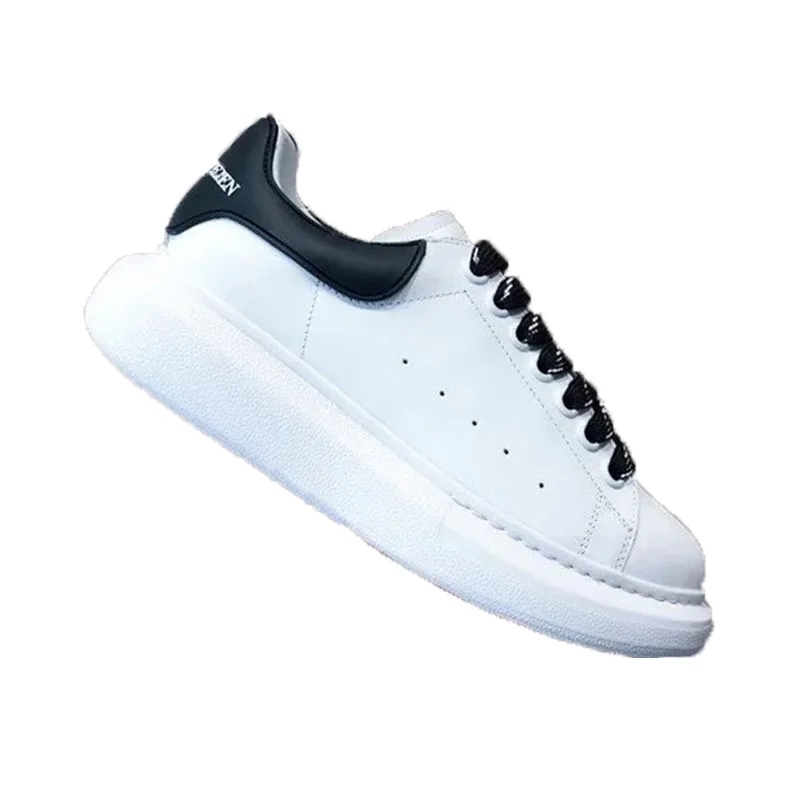 

2021 New Epoxy White Shoes Couple's Platform Height Increasing Insole Versatile White Sneaker Casual Women's Shoes