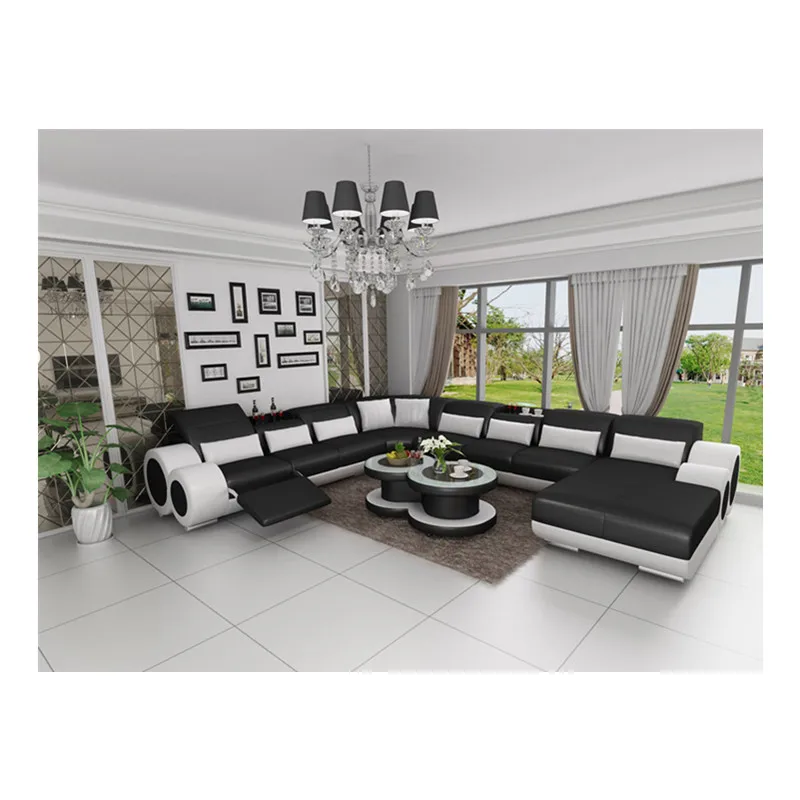 Секционный диван для гостиной Дубаи современная мебель из Кантонской ярмарки