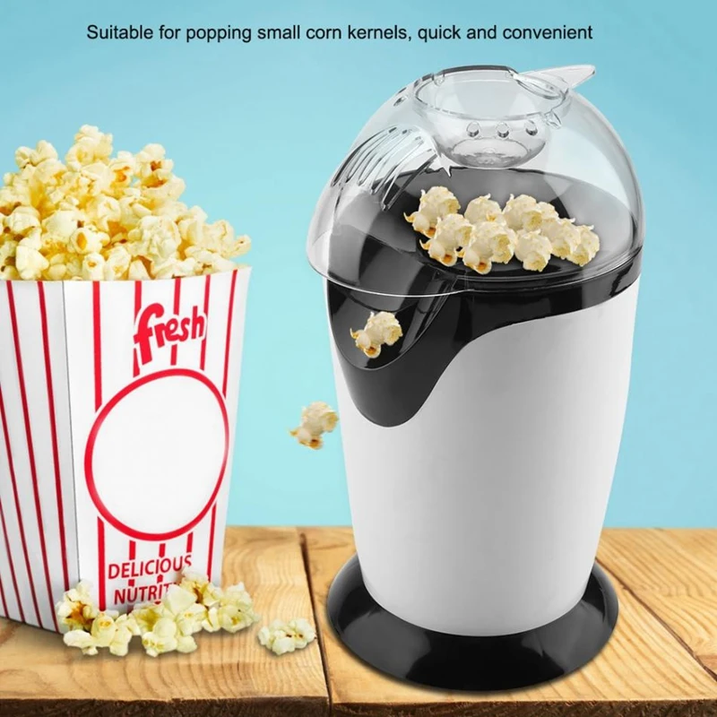 Electric Corn Popcorn Maker Diy Household Automatic Mini Hot Air Making Kitchen Machine Popper Eu Plug | Бытовая техника