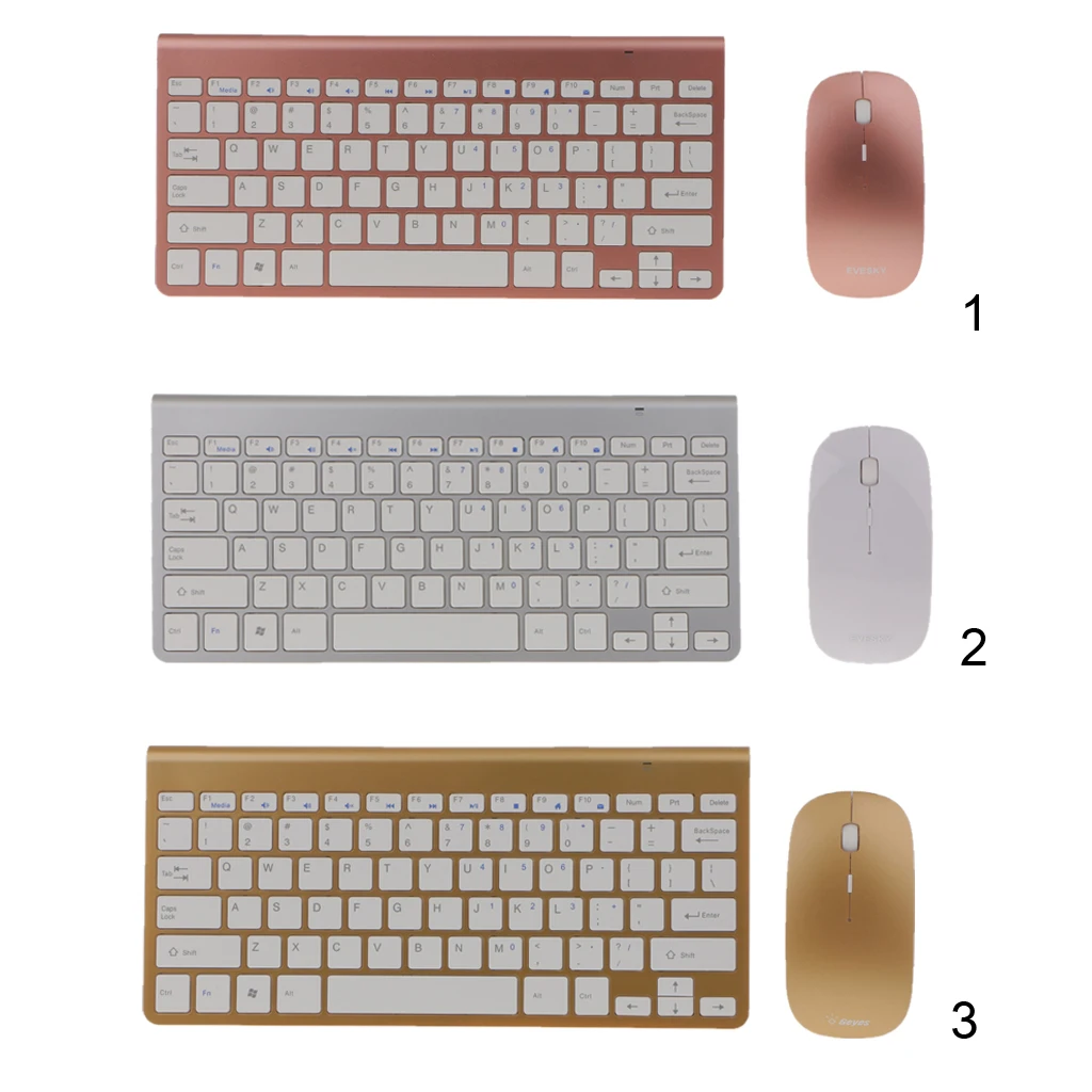 

Тонкая портативная 2,4G Беспроводная клавиатура мышь комбинированные мультимедийные клавиши для ПК