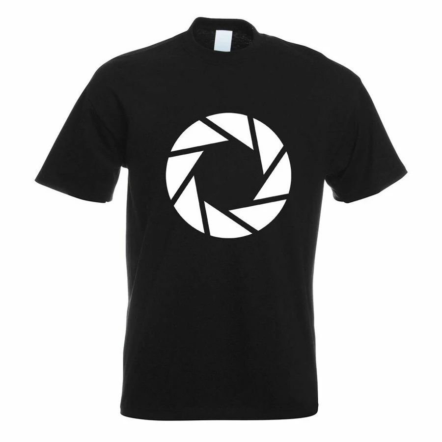 Aperture Science футболка &quotPortal&quot Motiv Bedruckt Funshirt дизайнерская Дизайнерская с принтом
