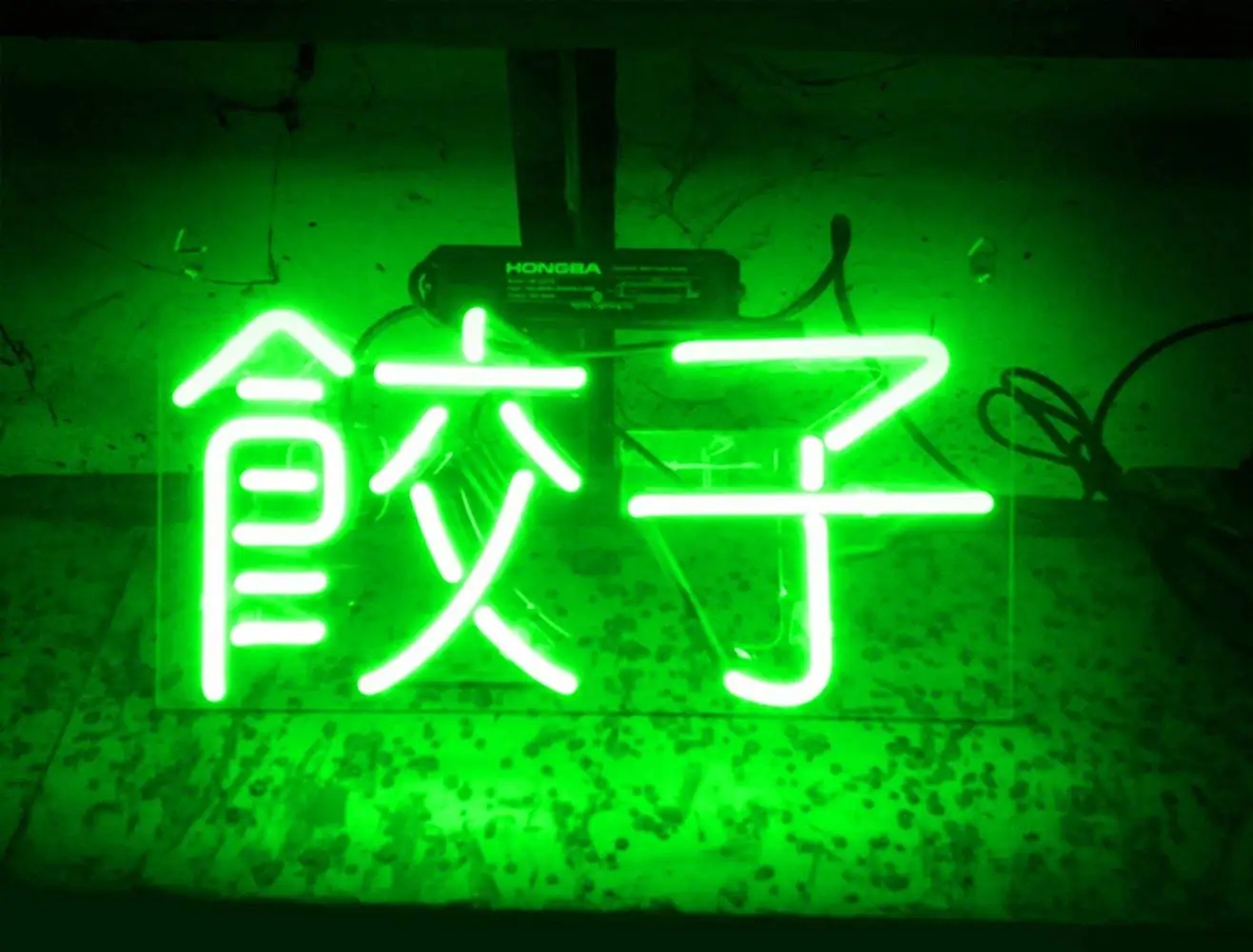 14 &quotдля китайских пельменей зеленые акриловые ожерелья на заказ неоновый