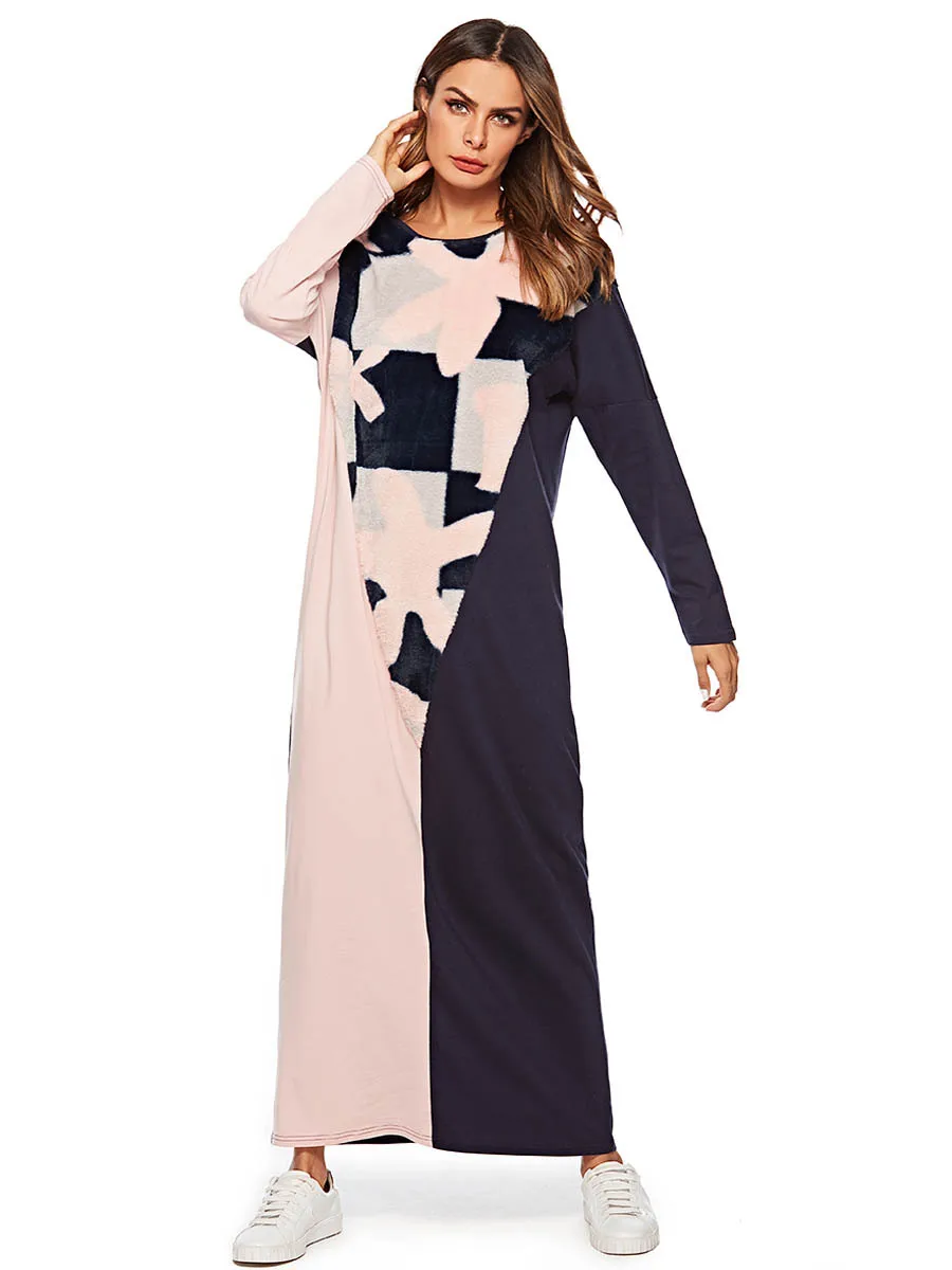 Женское Макси платье Abaya из Турции Дубая мусульманское кафтан турецкая исламская