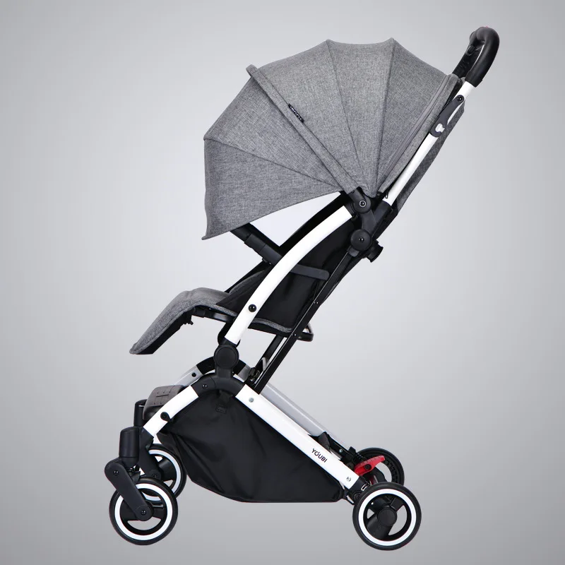 

Детская прогулочная коляска, легкая тележка с портативным зонтиком, положение лежа и складная, для путешествий