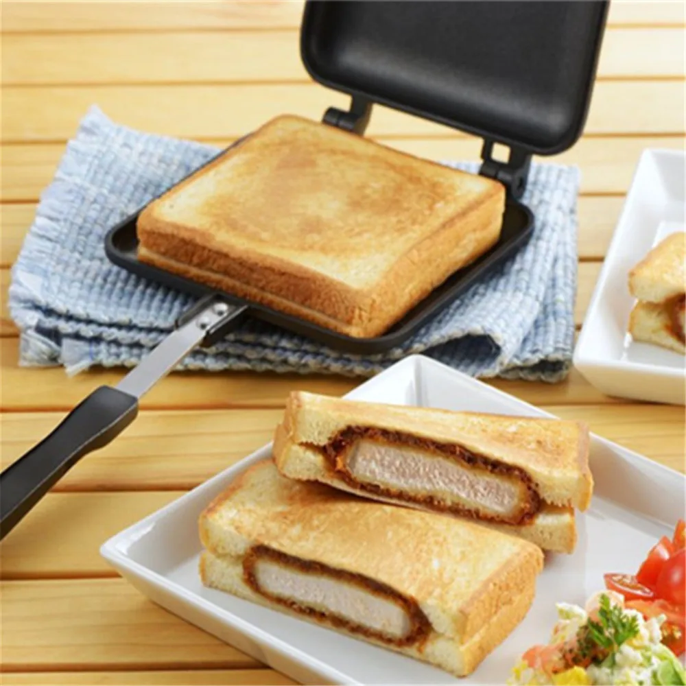 

Pan Skillet Double Sided Frying Pan Home Grill Pan Nonstick Skillet Sandwich Bread Pans Gas Cooker Frying Pans Pancake Pan Egg