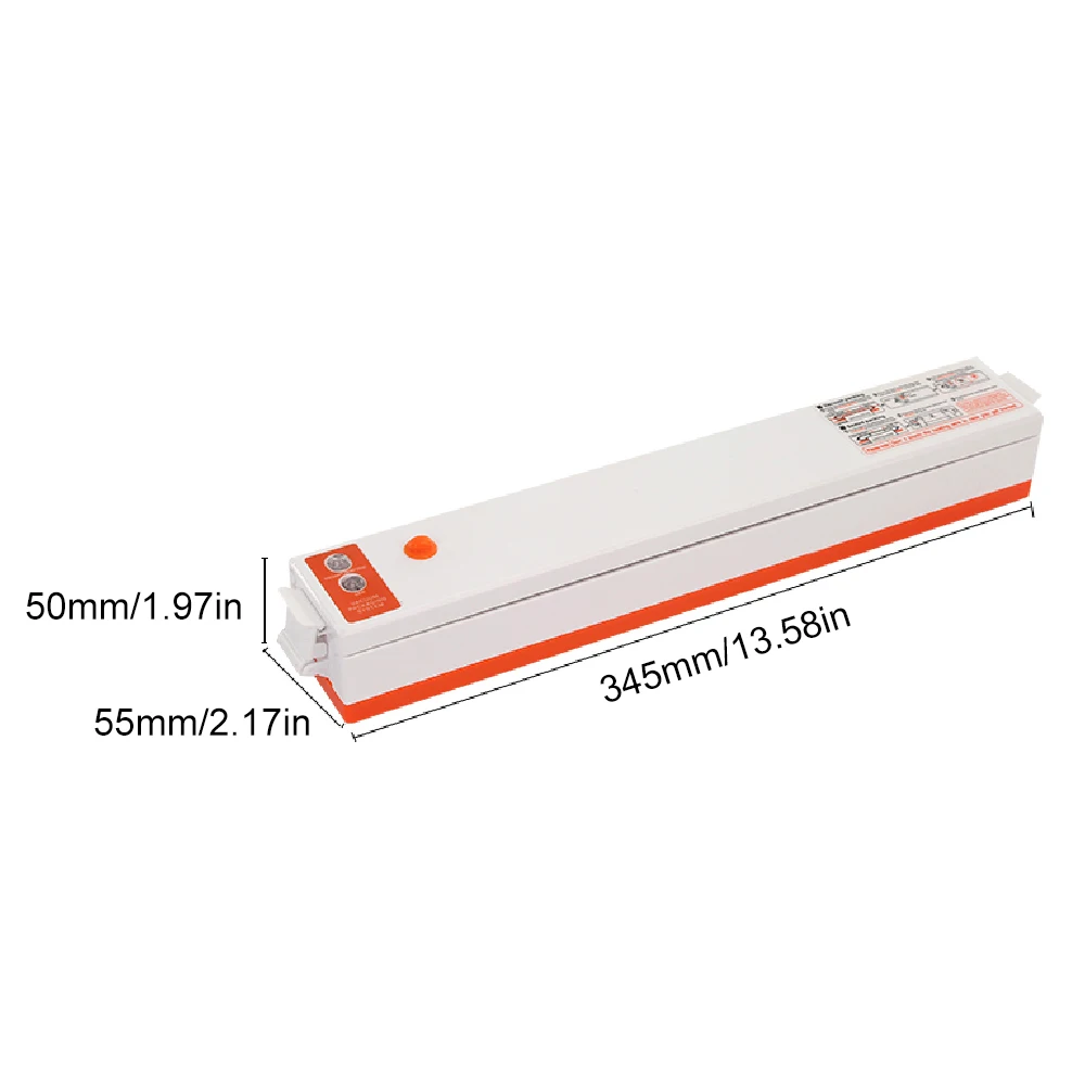 

Vacuum Sealer Machine Automatic Vacuum Air Sealing with 10 Bags Touching Control Food Sealer LEDs Indicator Light for Food Saver