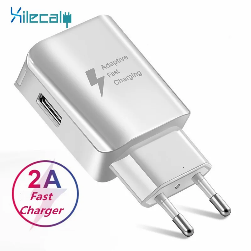 Адаптер для зарядного устройства 2А USB порт + кабель micro USB/type C/Lightning 1м|Зарядные
